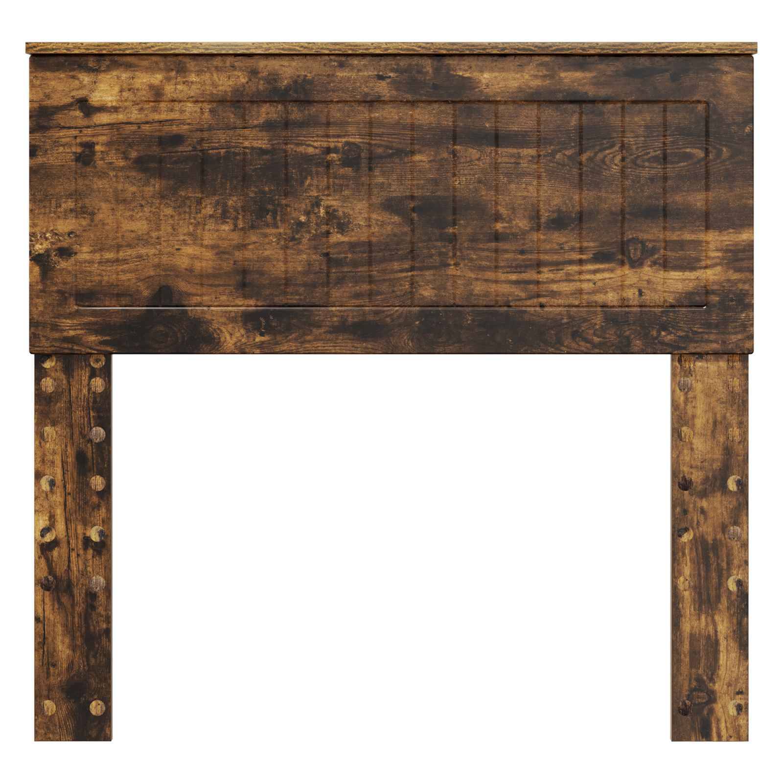 vidaXL Kopfteil Geräucherte Eiche Holzwerkstoff
