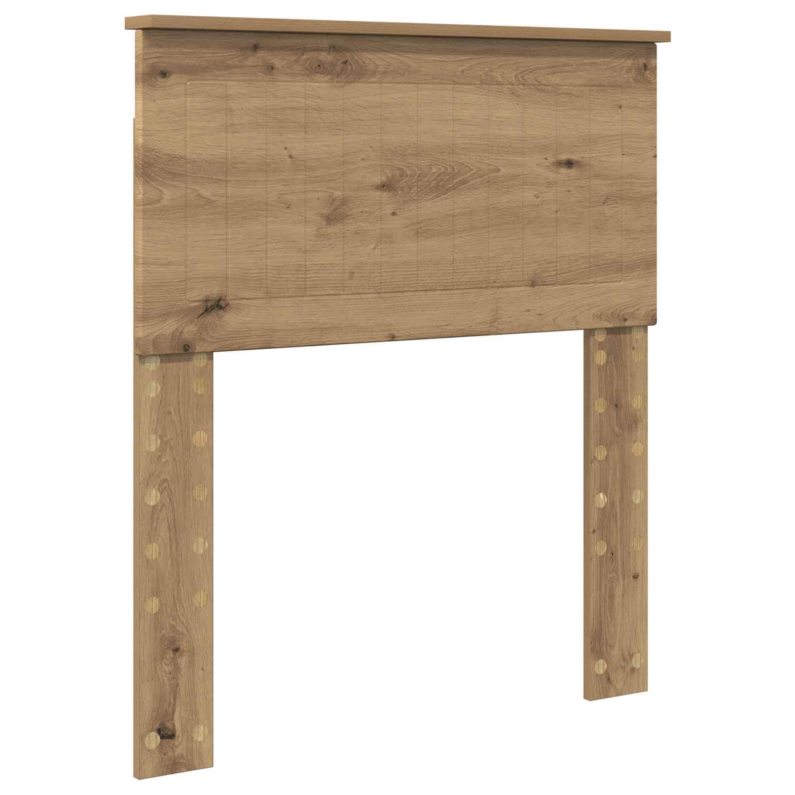 vidaXL Kopfteil Artisan-Eiche Holzwerkstoff