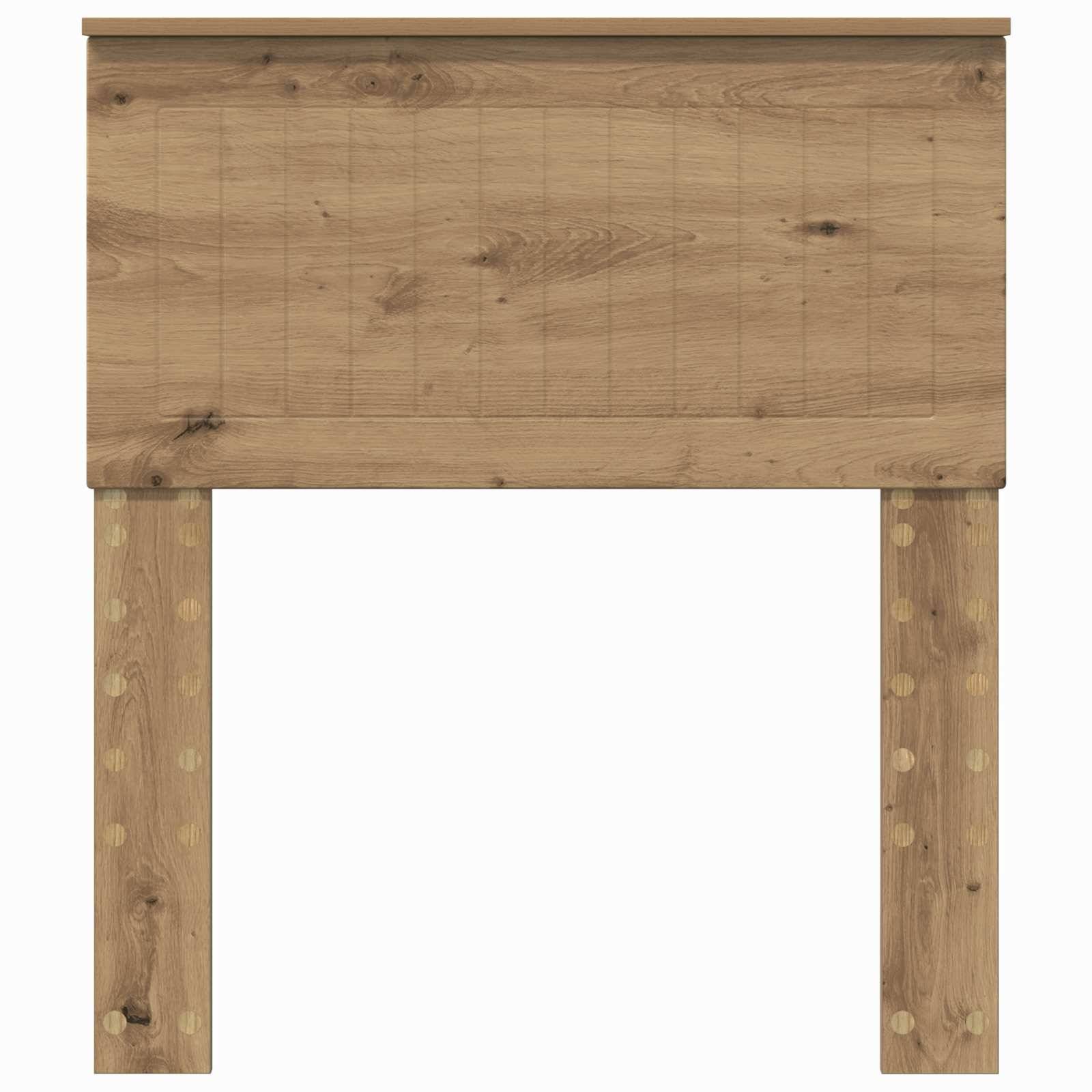 vidaXL Kopfteil Artisan-Eiche Holzwerkstoff
