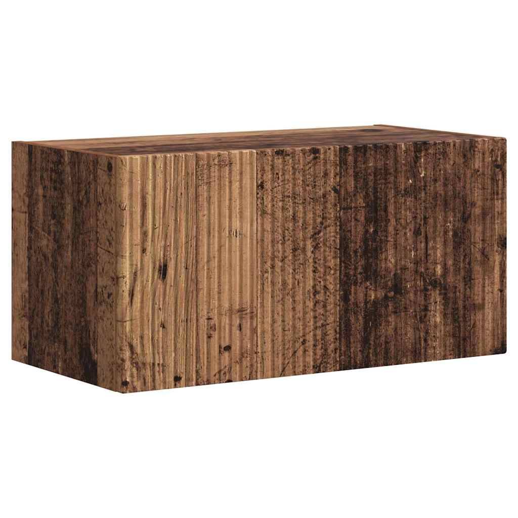 vidaXL TV-Wandschrank Altholz 60 x 31 x 29,5 cm Holzwerkstoff