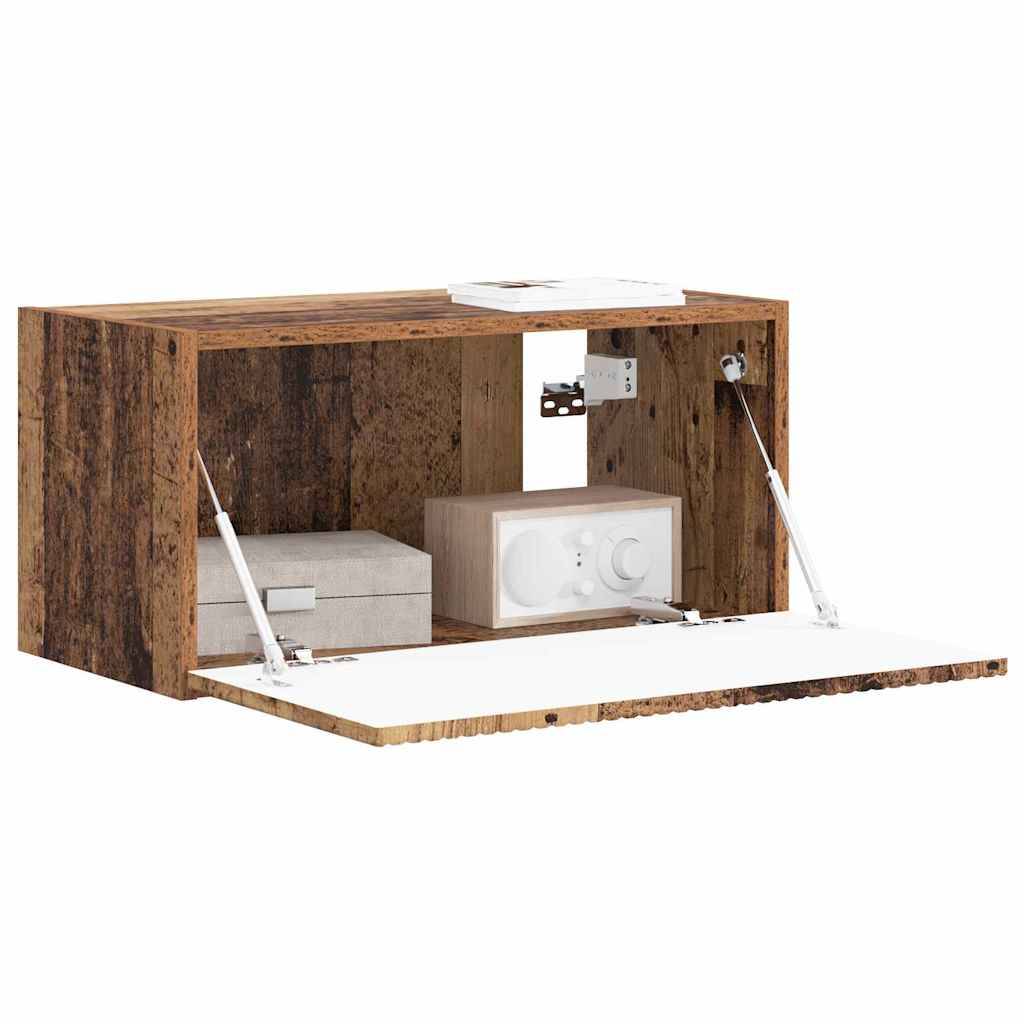 vidaXL TV-Wandschrank Altholz 60 x 31 x 29,5 cm Holzwerkstoff
