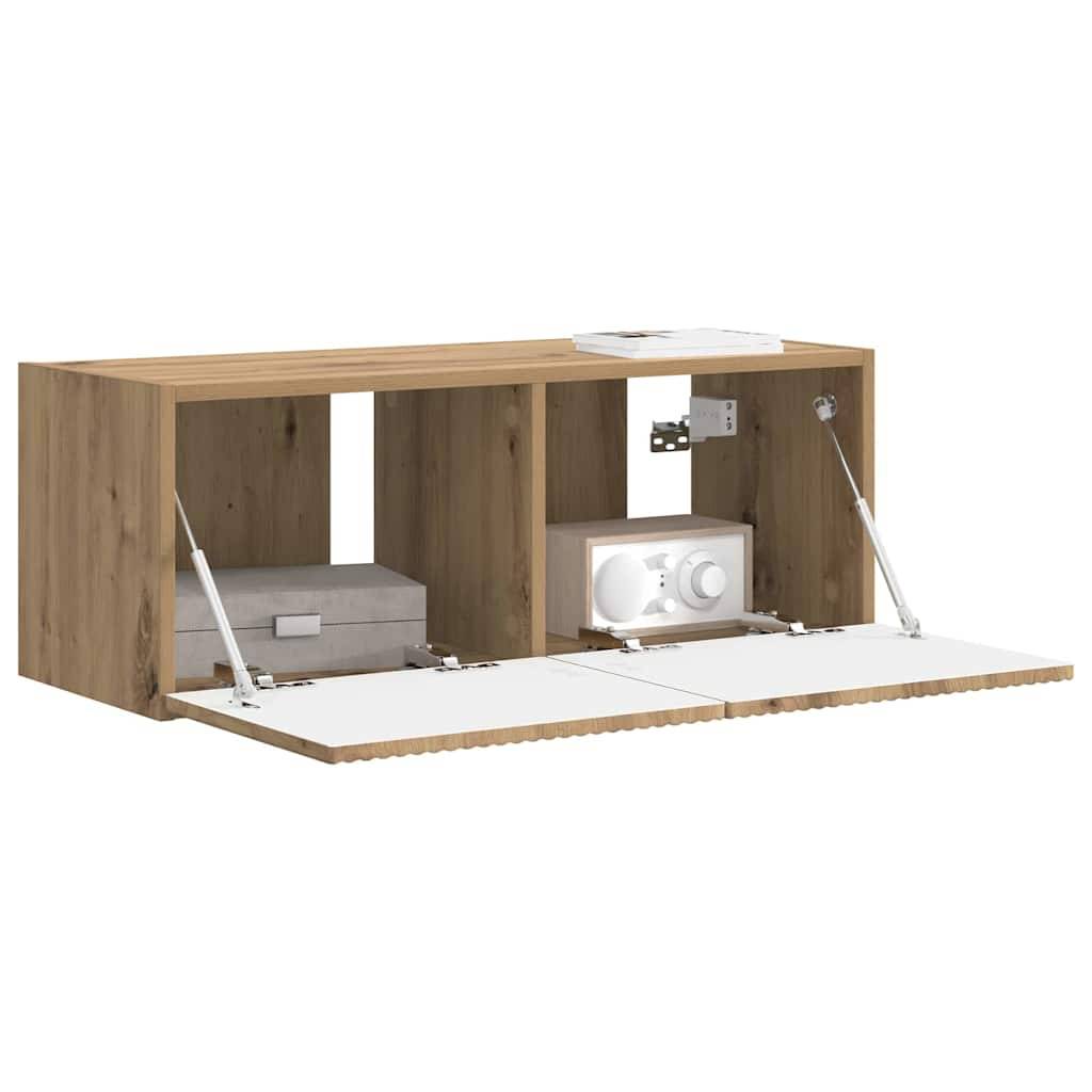 vidaXL TV-Wandschrank Kunsthandwerk Eiche 78,5 x 31 x 29,5 cm