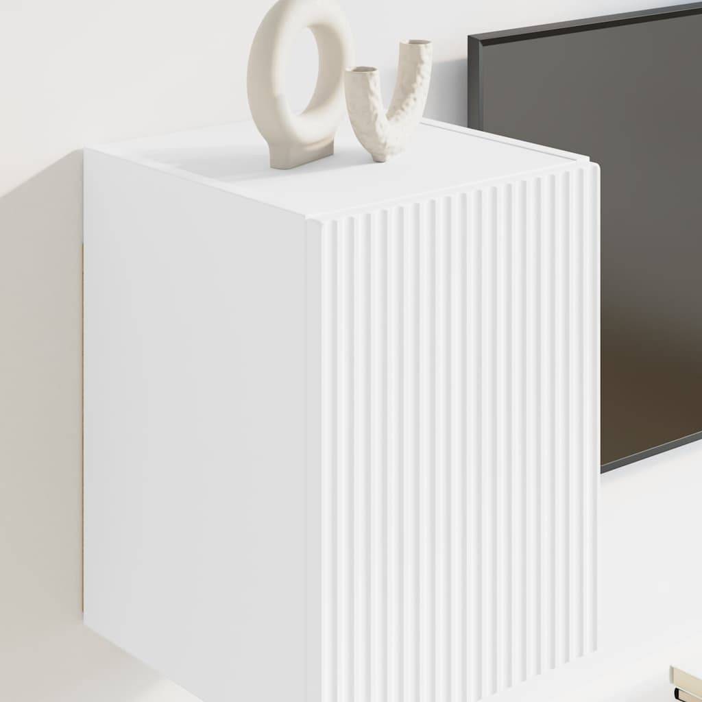 vidaXL TV-Wandschrank Wandmontiert Weiß 30 x 31 x 40 cm Holzwerkstoff