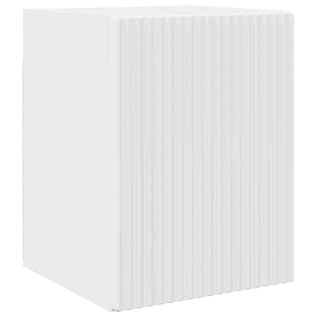 vidaXL TV-Wandschrank Glänzend Weiß 30 x 31 x 40 cm Holzwerkstoff