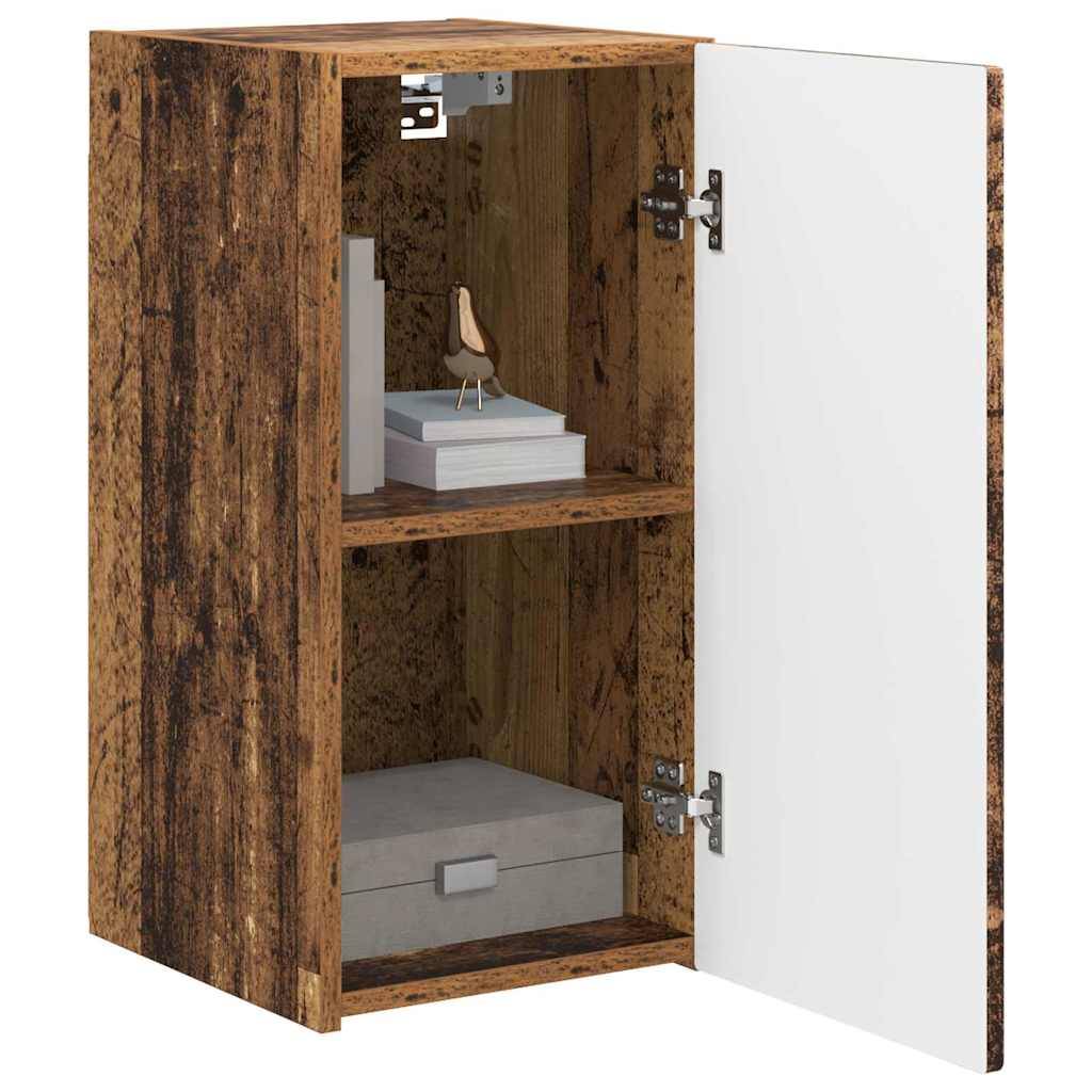 vidaXL TV-Wandschrank 2 pcs Altholz 30 x 31 x 60 cm Holzwerkstoff