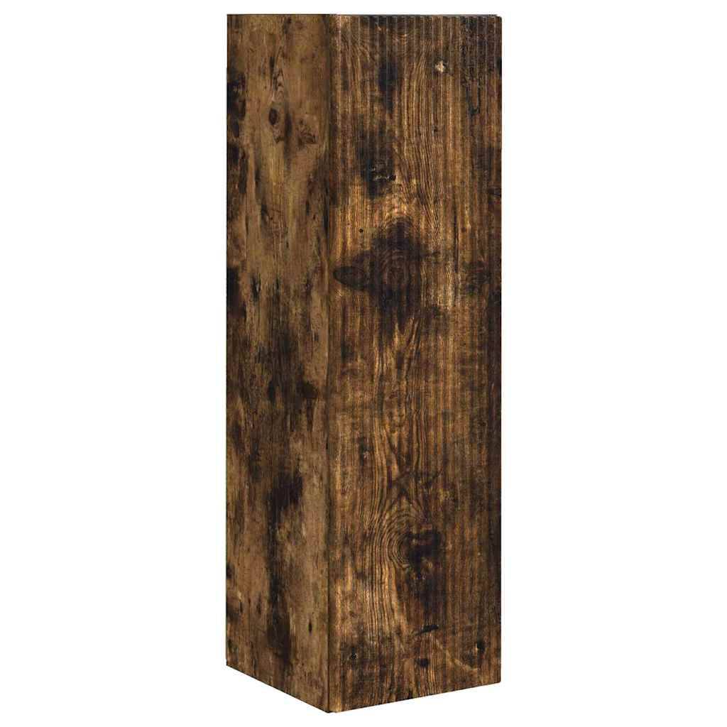 vidaXL TV-Wandschrank Geräucherte Eiche 30 x 31 x 100 cm Holzwerkstoff