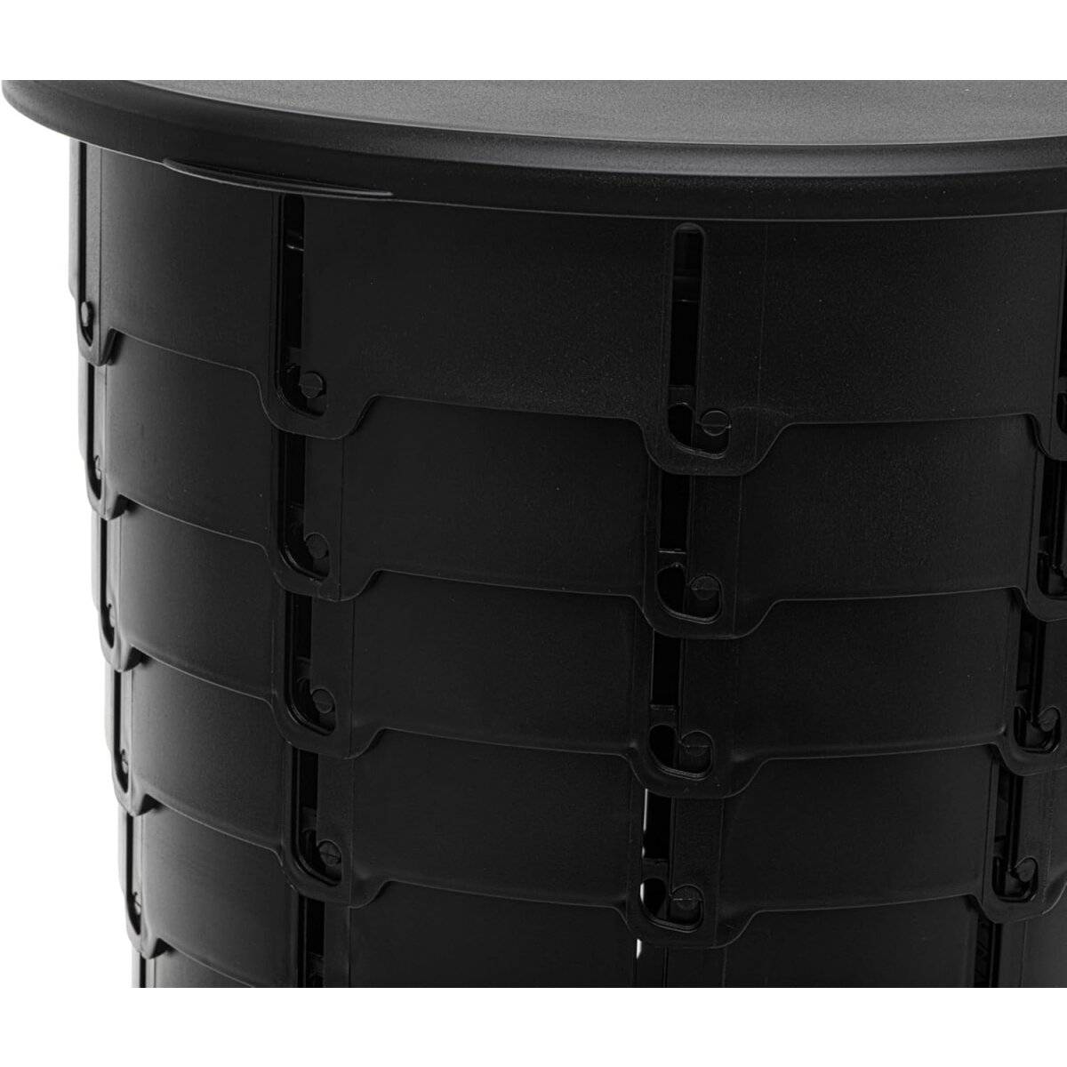Camry 3-in1 Camping-Toilette, Reisehocker, Abfalleimer ideal für Reisen - 21 L, Schwarz