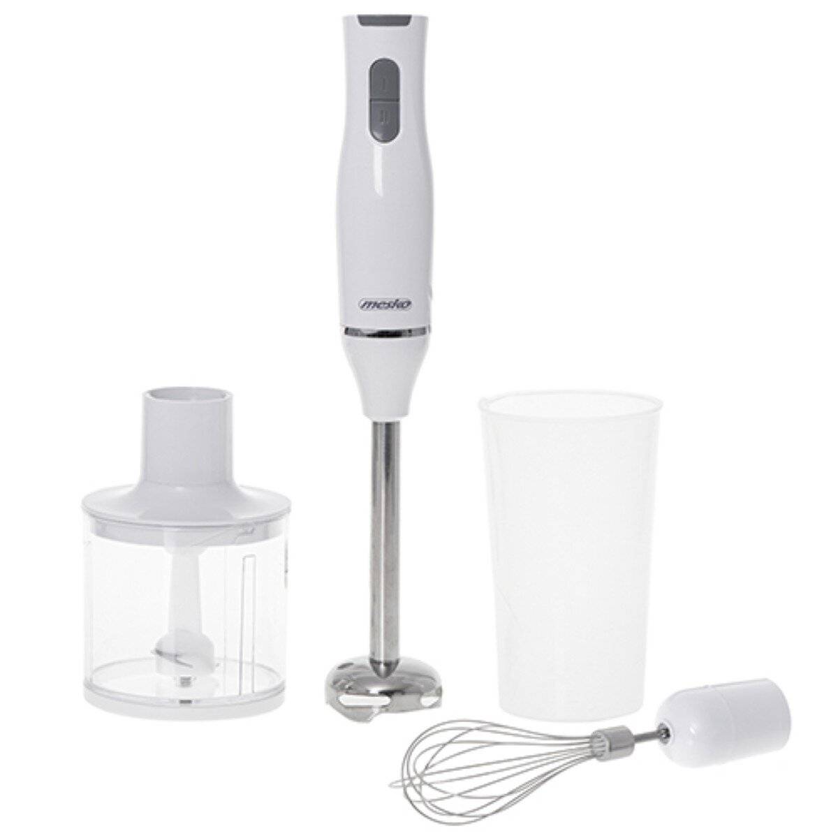 Mesko MS 4629 Stabmixer Set | 500W | Zerkleinerer, Becher & Schneebesen