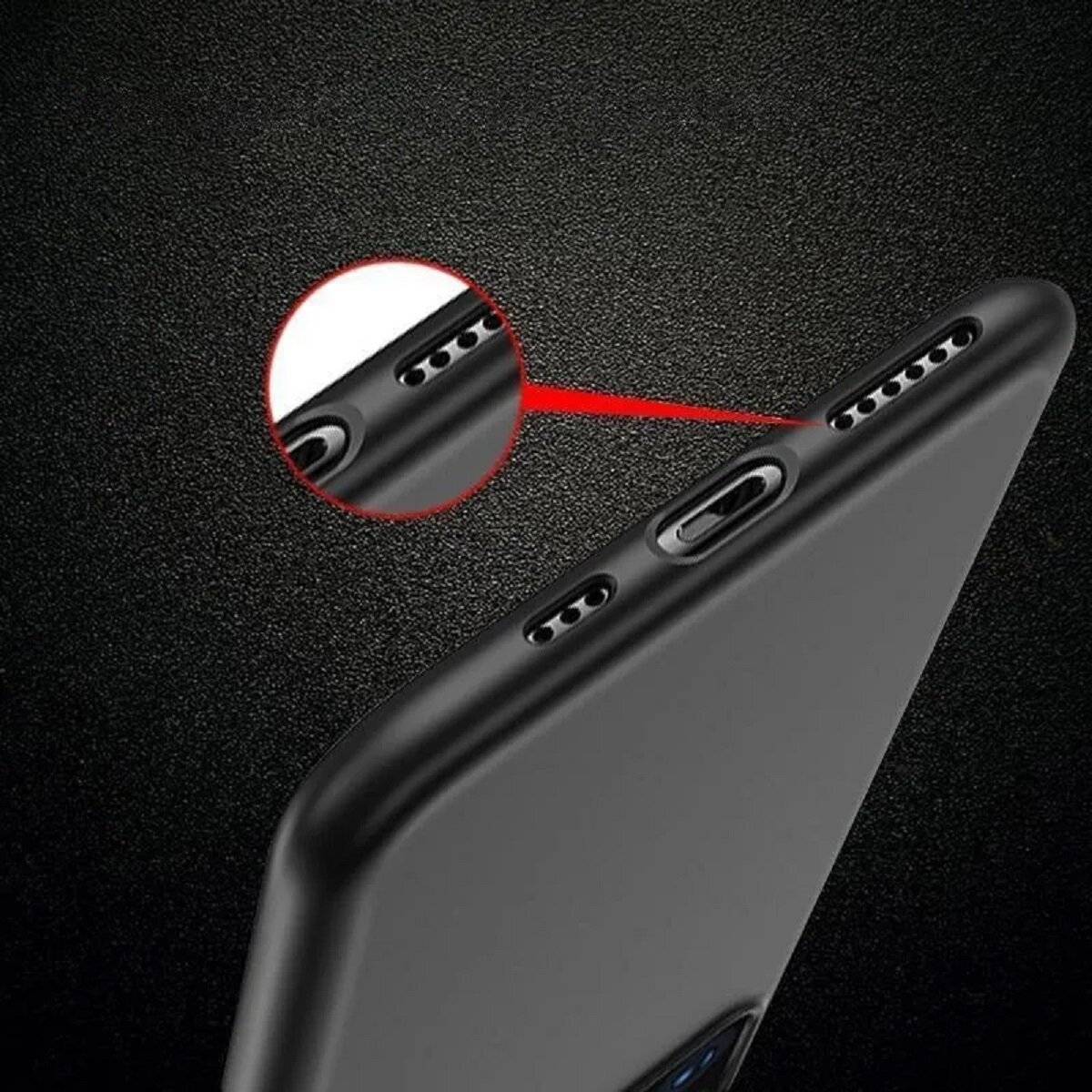 Smartphone Soft Case Handyhülle schlankes TPU Schutzcover kompatibel mit iPhone 17 Air Schwarz