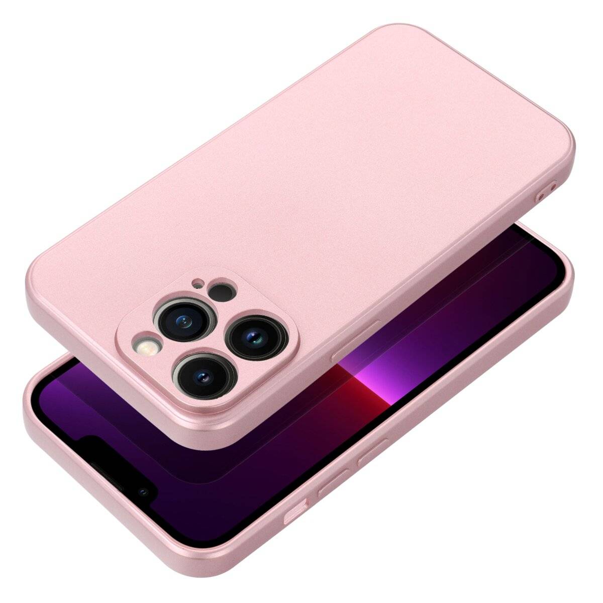 Smartphone Schutzhülle Handyhülle TPU Case mit Mikrofaser-Innenfutter kompatibel mit iPhone 17 Rosa