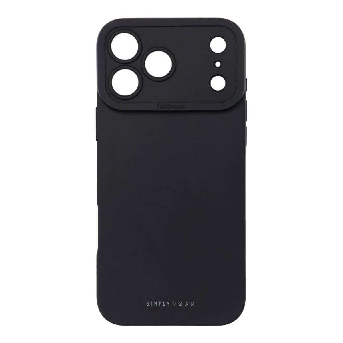 Smartphone Schutzhülle Slim Case aus flexiblem TPU kompatibel mit iPhone 17 Schwarz