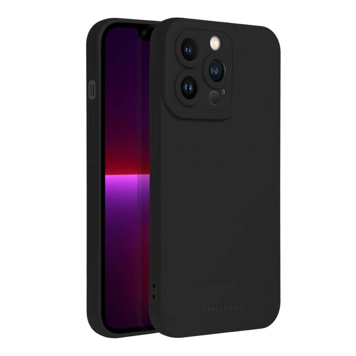 Smartphone Schutzhülle Slim Case aus flexiblem TPU kompatibel mit iPhone 17 Schwarz