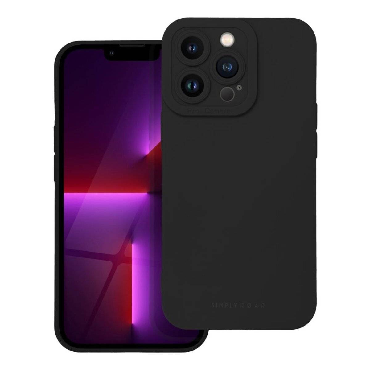 Smartphone Schutzhülle Slim Case aus flexiblem TPU kompatibel mit iPhone 17 Schwarz