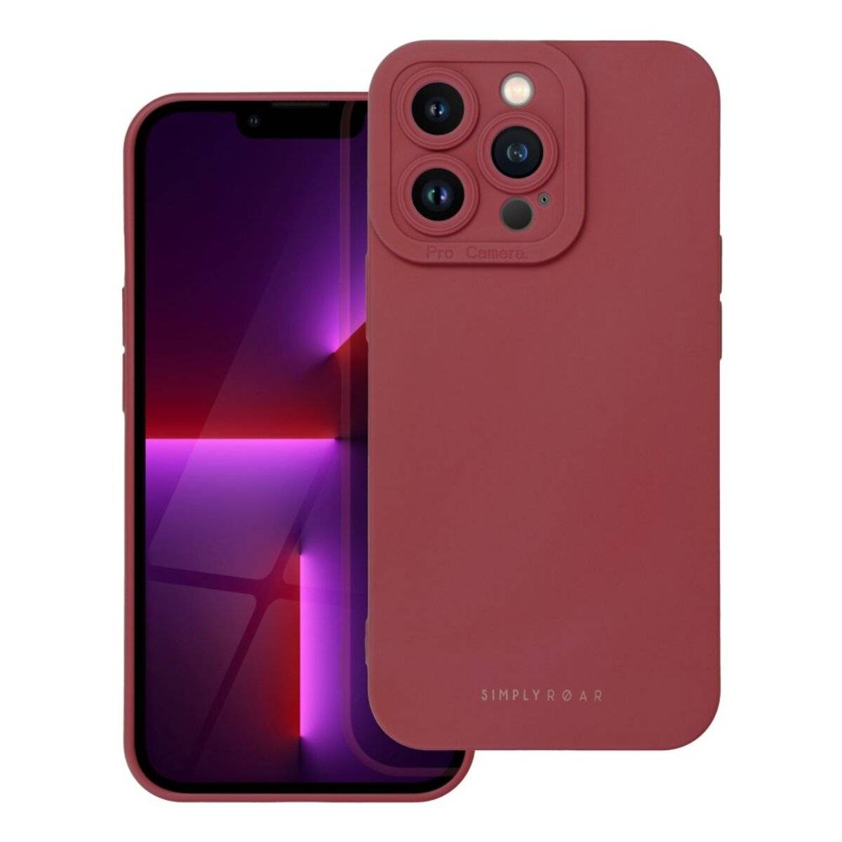 Smartphone Schutzhülle Slim Case aus flexiblem TPU kompatibel mit iPhone 17 Air Rot