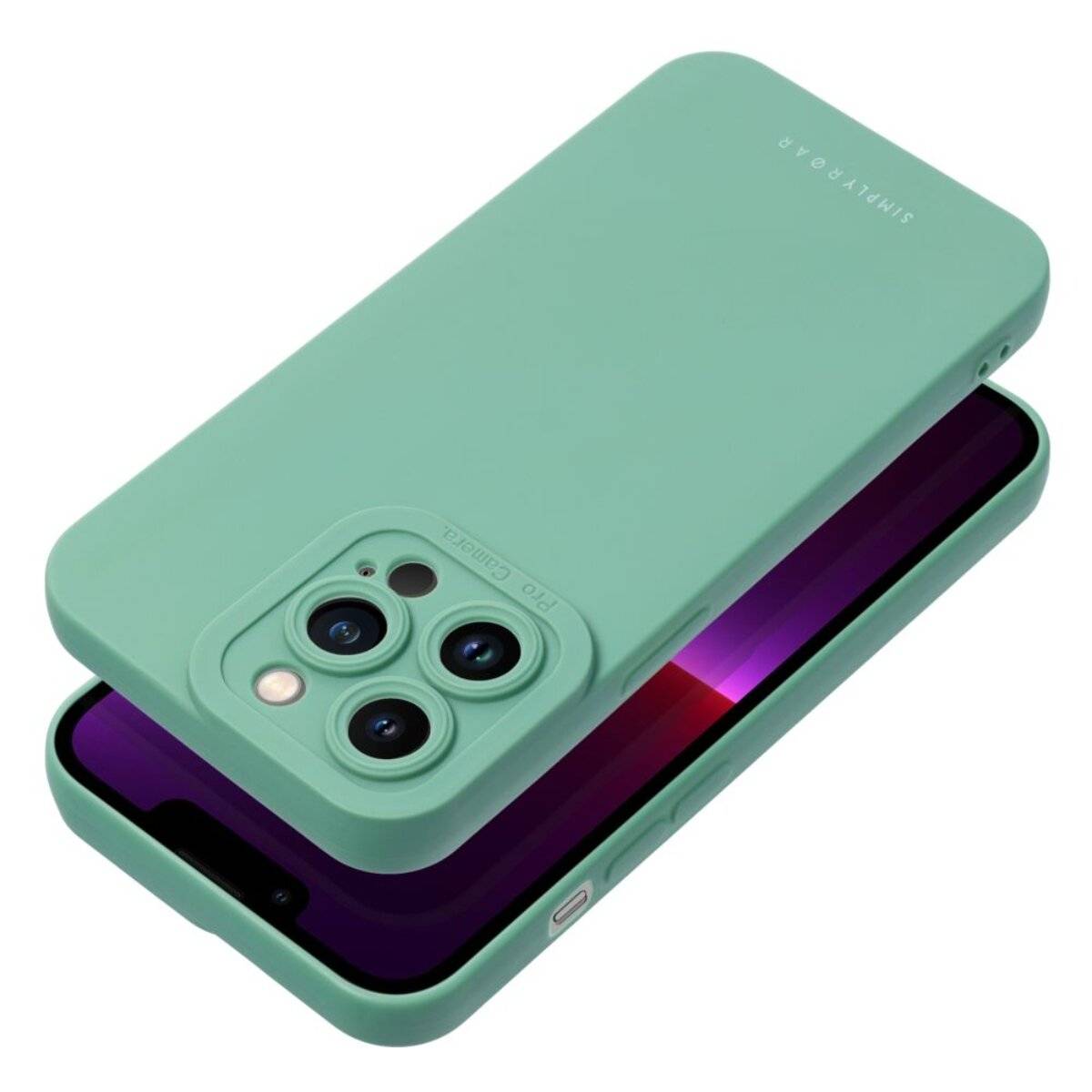 Smartphone Schutzhülle Slim Case aus flexiblem TPU kompatibel mit iPhone 17 Grün