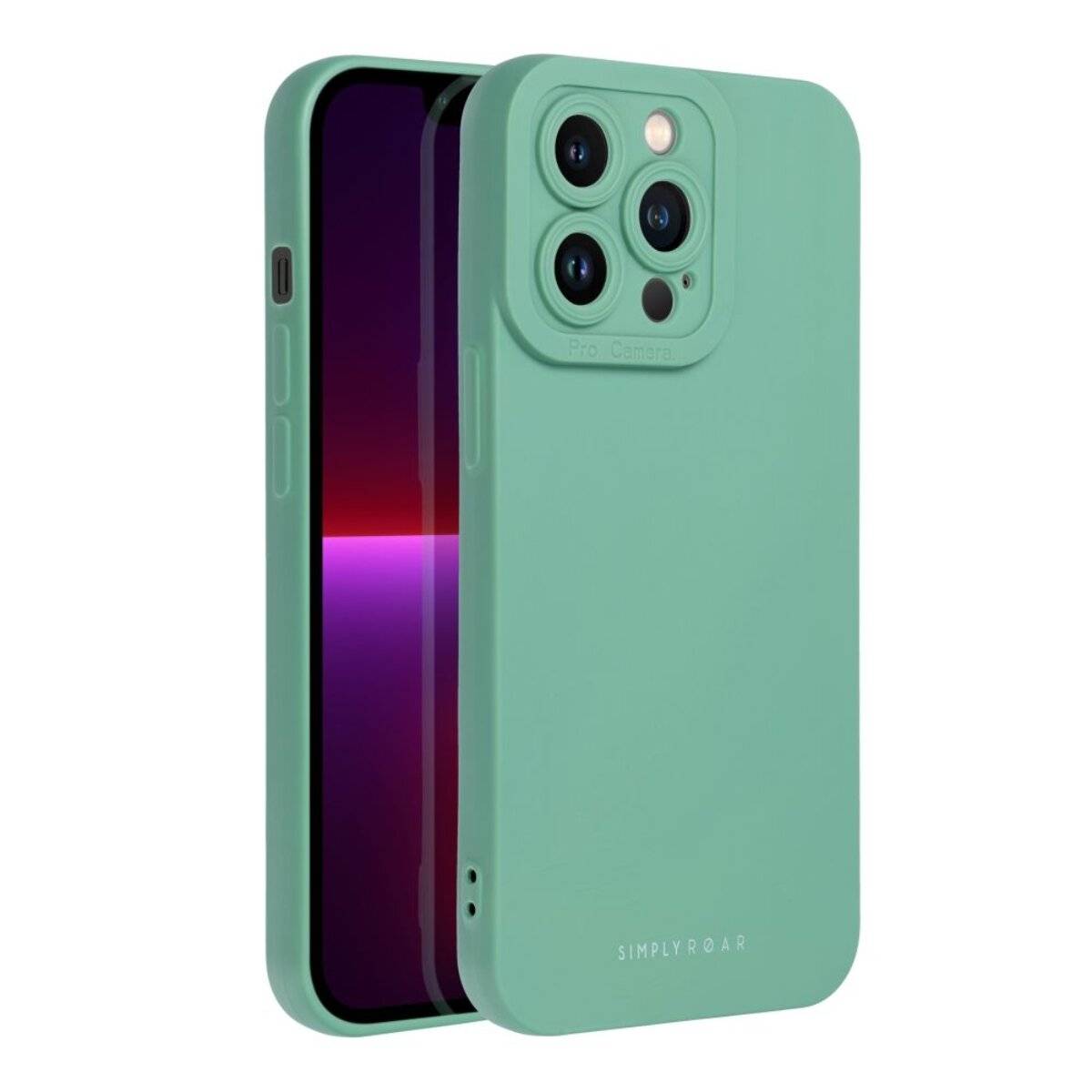 Smartphone Schutzhülle Slim Case aus flexiblem TPU kompatibel mit iPhone 17 Grün