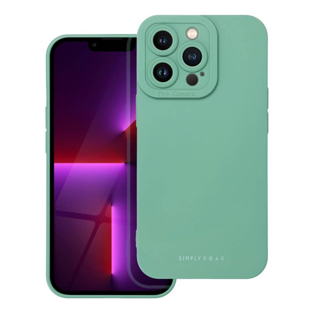 Smartphone Schutzhülle Slim Case aus flexiblem TPU kompatibel mit iPhone 17 Grün