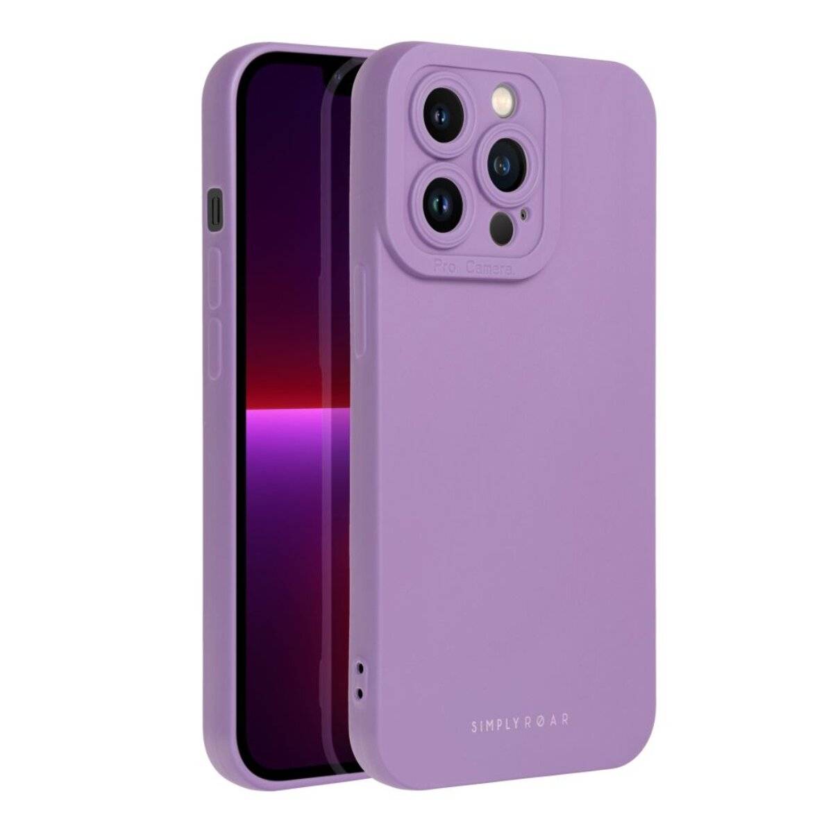 Smartphone Schutzhülle Slim Case aus flexiblem TPU kompatibel mit iPhone 17 Lila