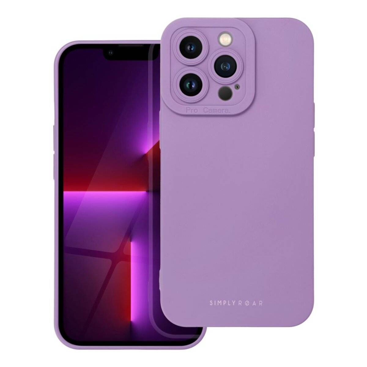 Smartphone Schutzhülle Slim Case aus flexiblem TPU kompatibel mit iPhone 17 Lila