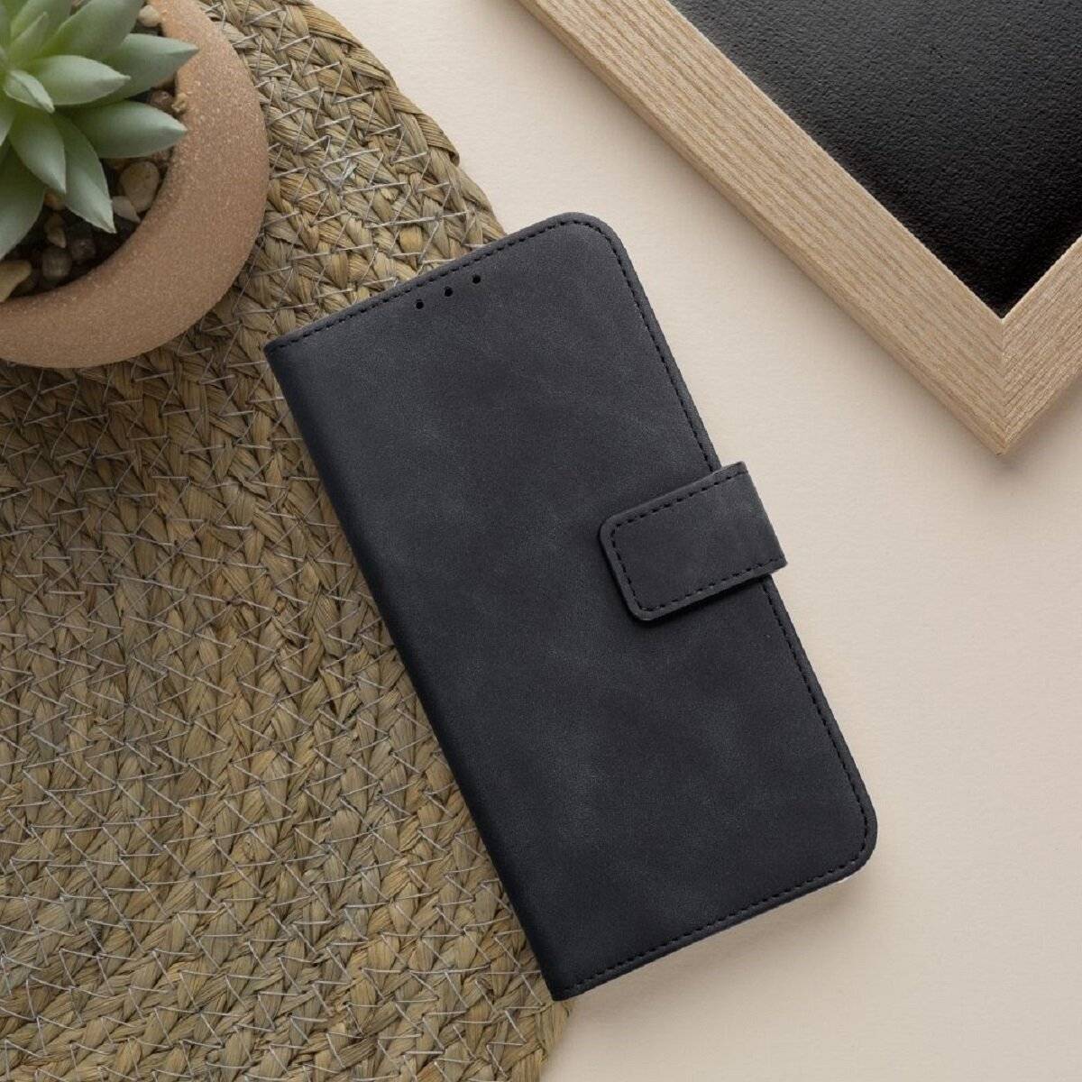 Handyhülle Smartphone Holster Schutzhülle mit Magnetverschluss und Kartenfächern kompatibel mit iPhone 17 Air Schwarz