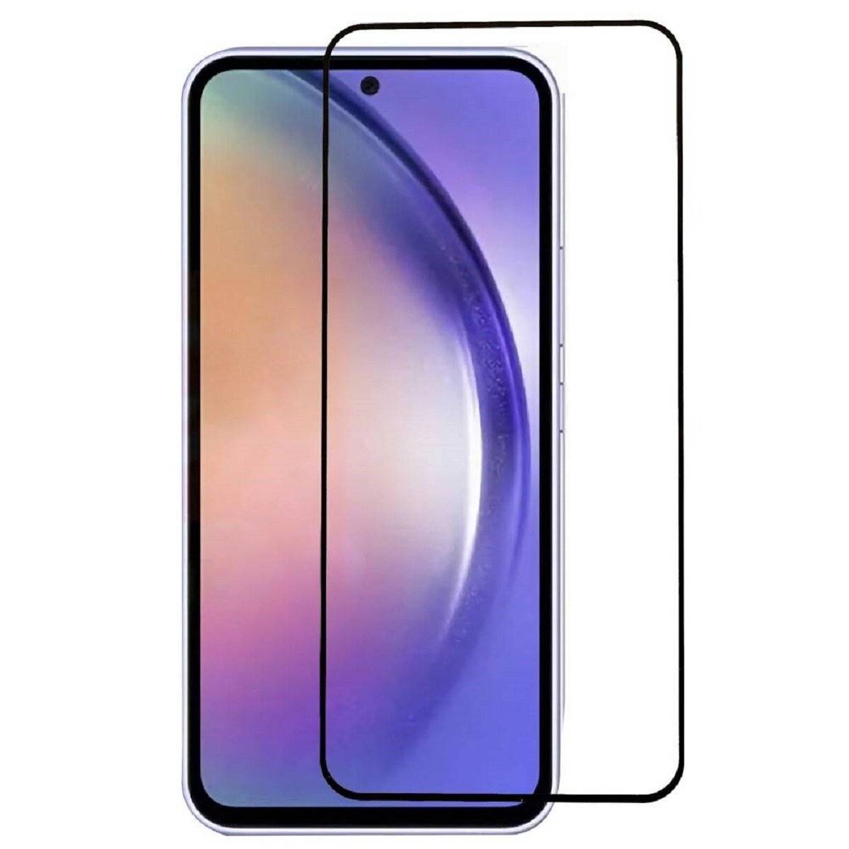 5D Schutzglas kompatibel mit Motorola Moto G56 5G gebogen gehärtetem Glas Film voll Klebstoff und Abdeckung