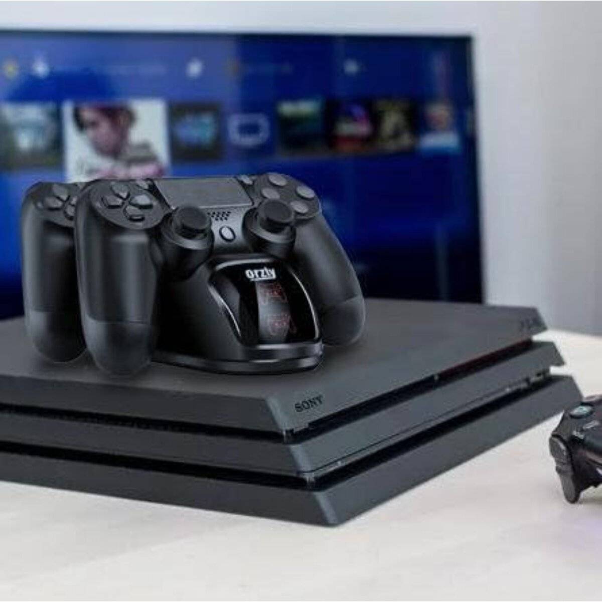 Orzly PS4 Controller Ladestation Dock für 2 Controller gleichzeitig