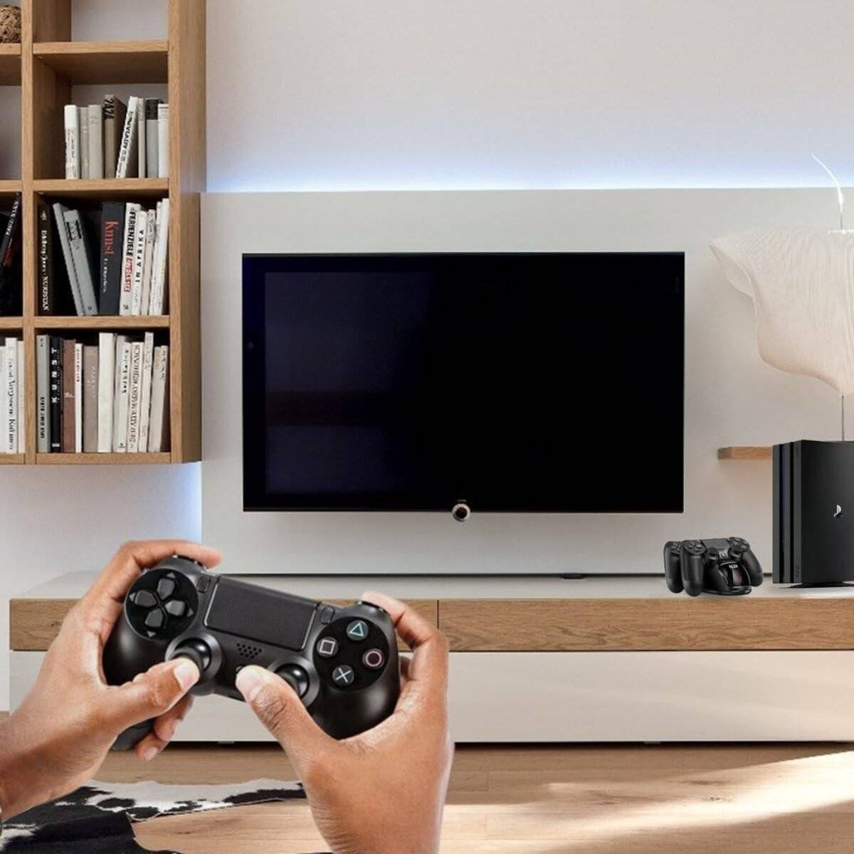 Orzly PS4 Controller Ladestation Dock für 2 Controller gleichzeitig