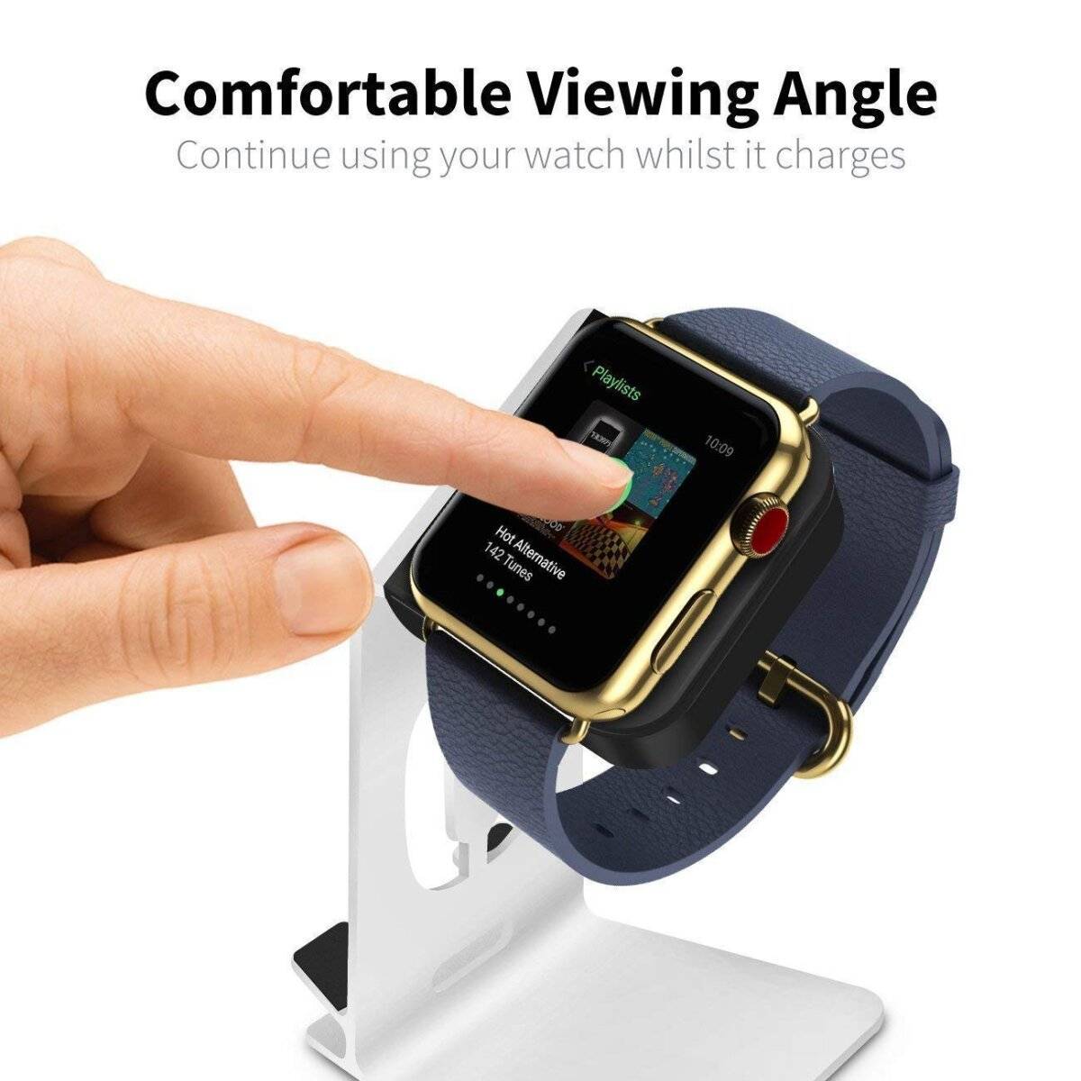 Orzly 2-in-1 Universal Stand für Smartphone & Smartwatch aus Aluminium