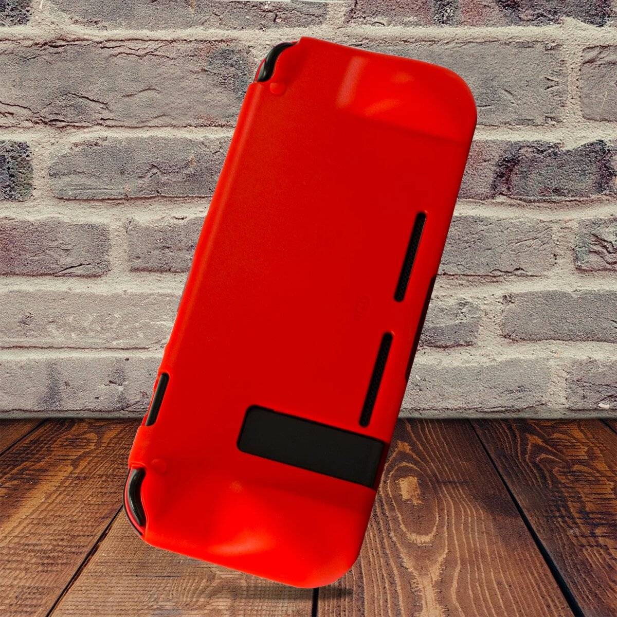 Orzly Schutzhülle aus stoßfestem TPU kompatibel mit Nintendo Switch Rot