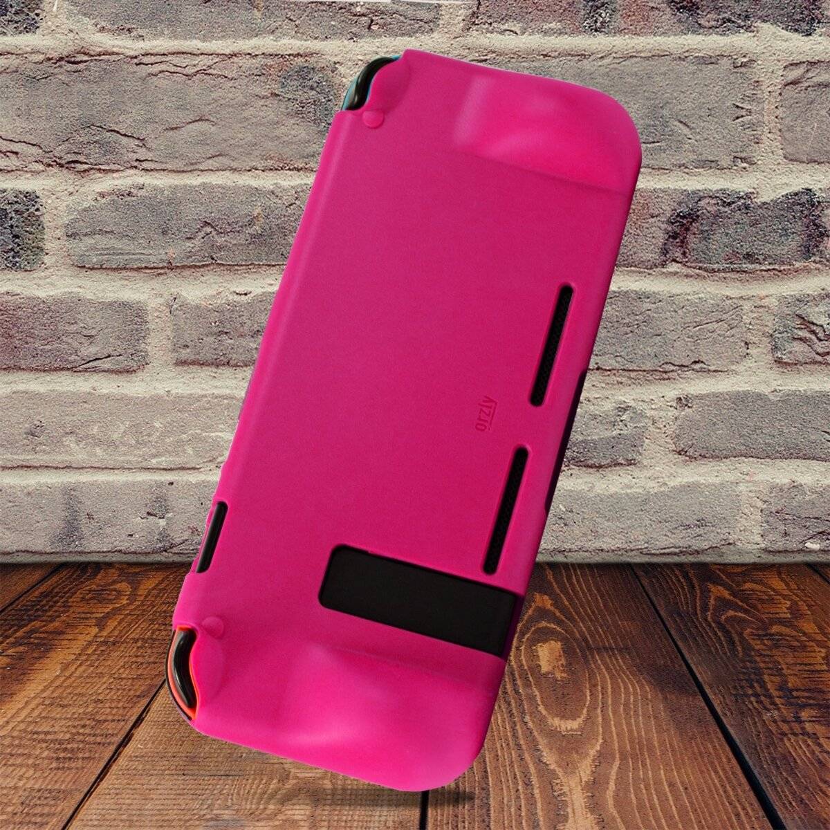 Orzly Schutzhülle aus stoßfestem TPU kompatibel mit Nintendo Switch Pink