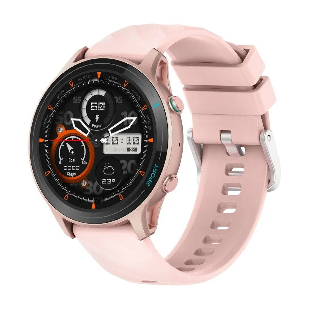 Titmo O-100 Smartwatch 1,52 Zoll TFT-Display, IP68-Wasserdicht in Rosa
