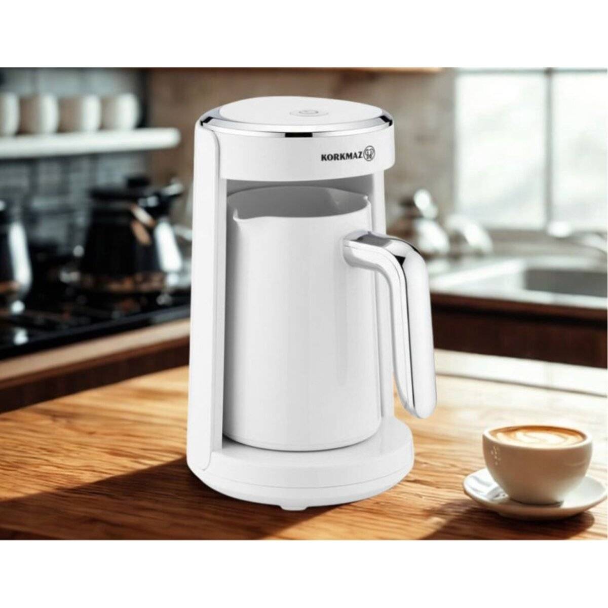 Korkmaz Keyif A768-10 Mokkamaschine 480 W - Weiß