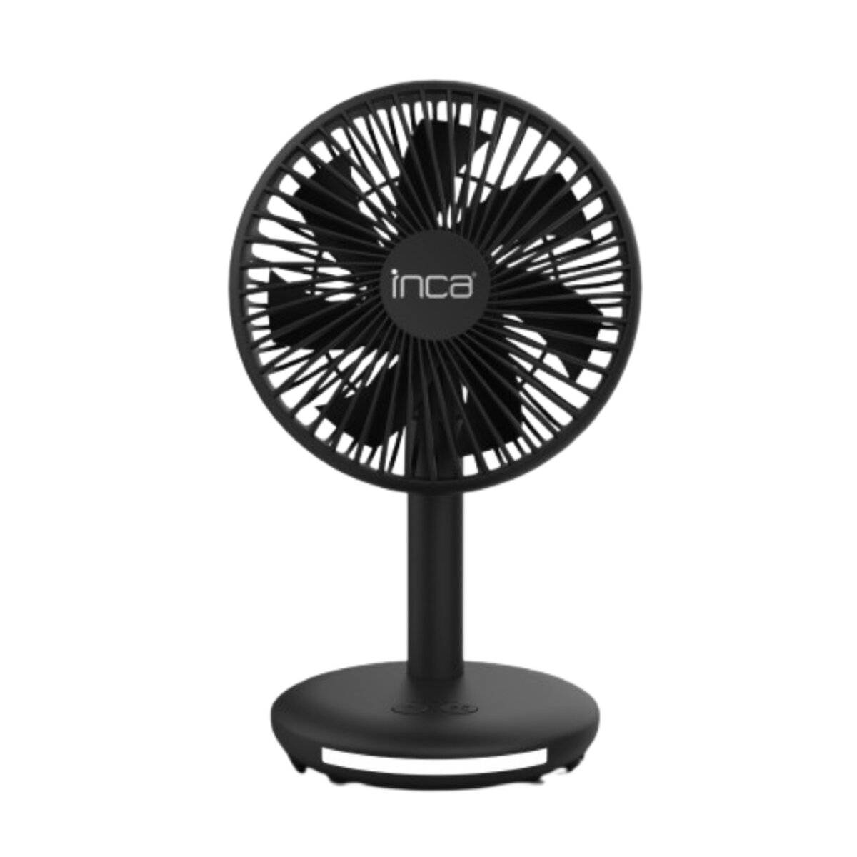 Inca IMF-16B – 6 Zoll LED Schreibtischventilator mit 4 Stufen und 3 LED-Stufen