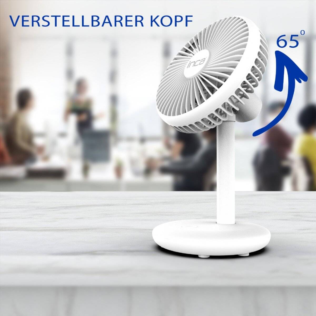 Inca IMF-14B – 6 Zoll Schreibtischventilator mit 4 Lüfterstufen