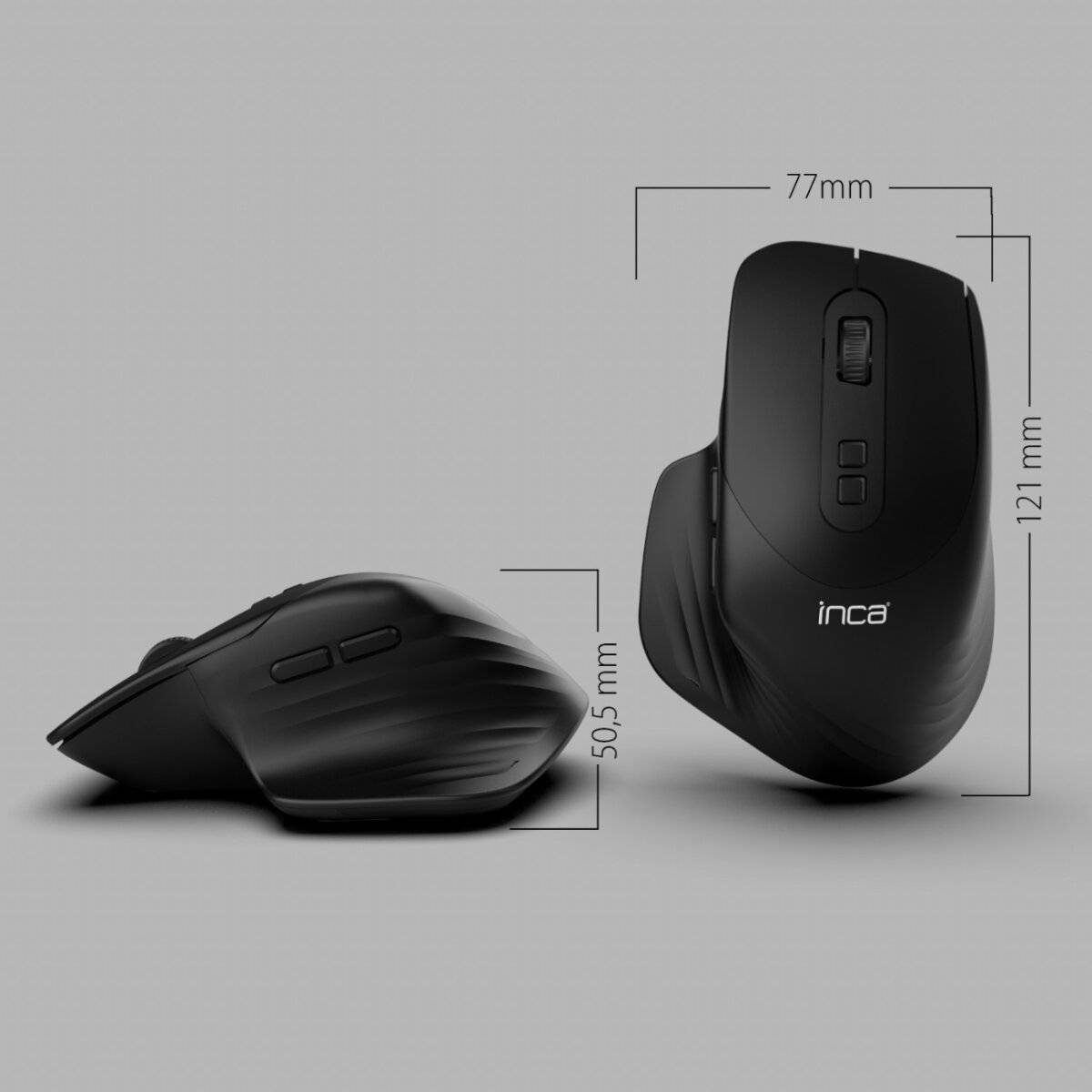 Inca IWM-553S Kabellose Dual-Bluetooth & 2,4 GHz Silent Maus