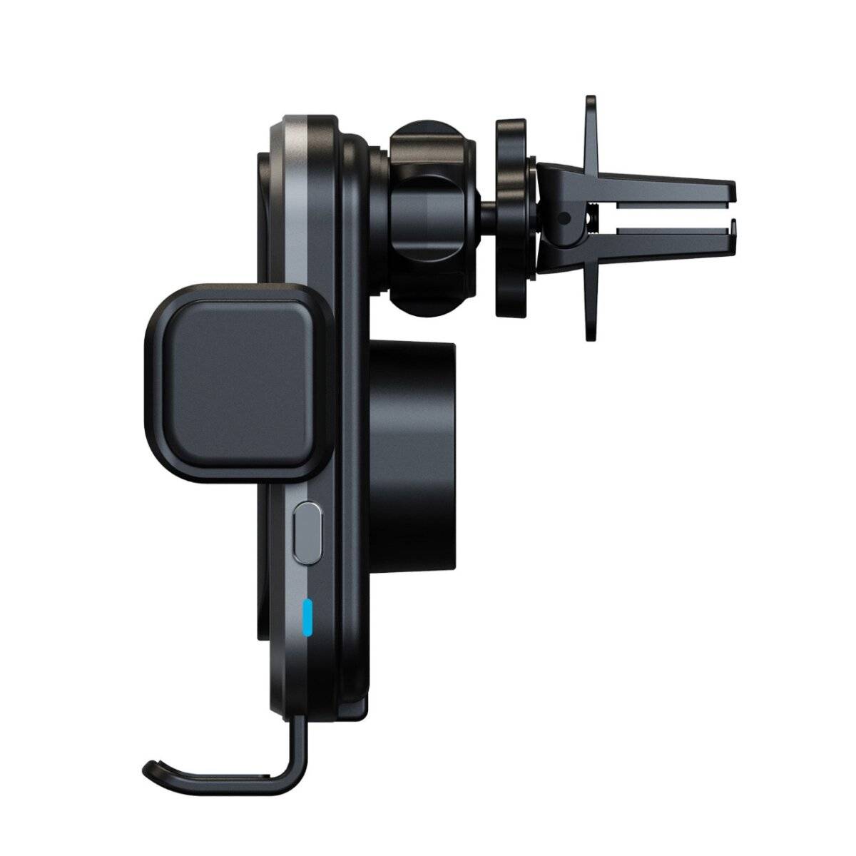 FORCELL F-GRIP Grand (F-24) magnetische Kfz-Halterung mit Qi-Ladefunktion 15 W – Silber