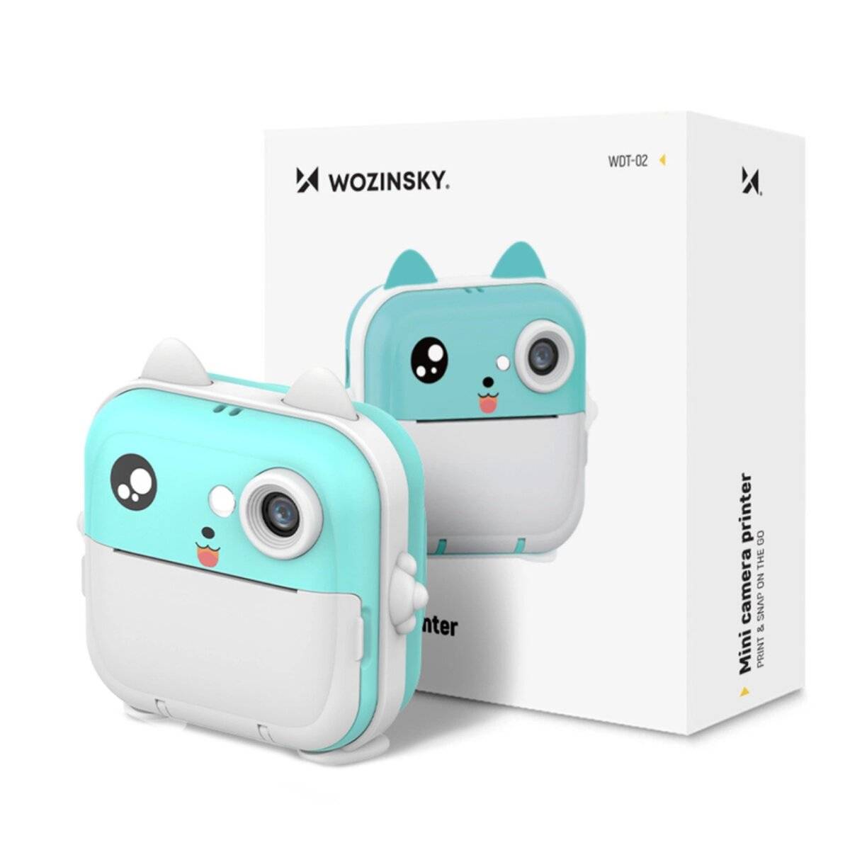 Wozinsky WDT Thermodruckerkamera für Kinder – Blau