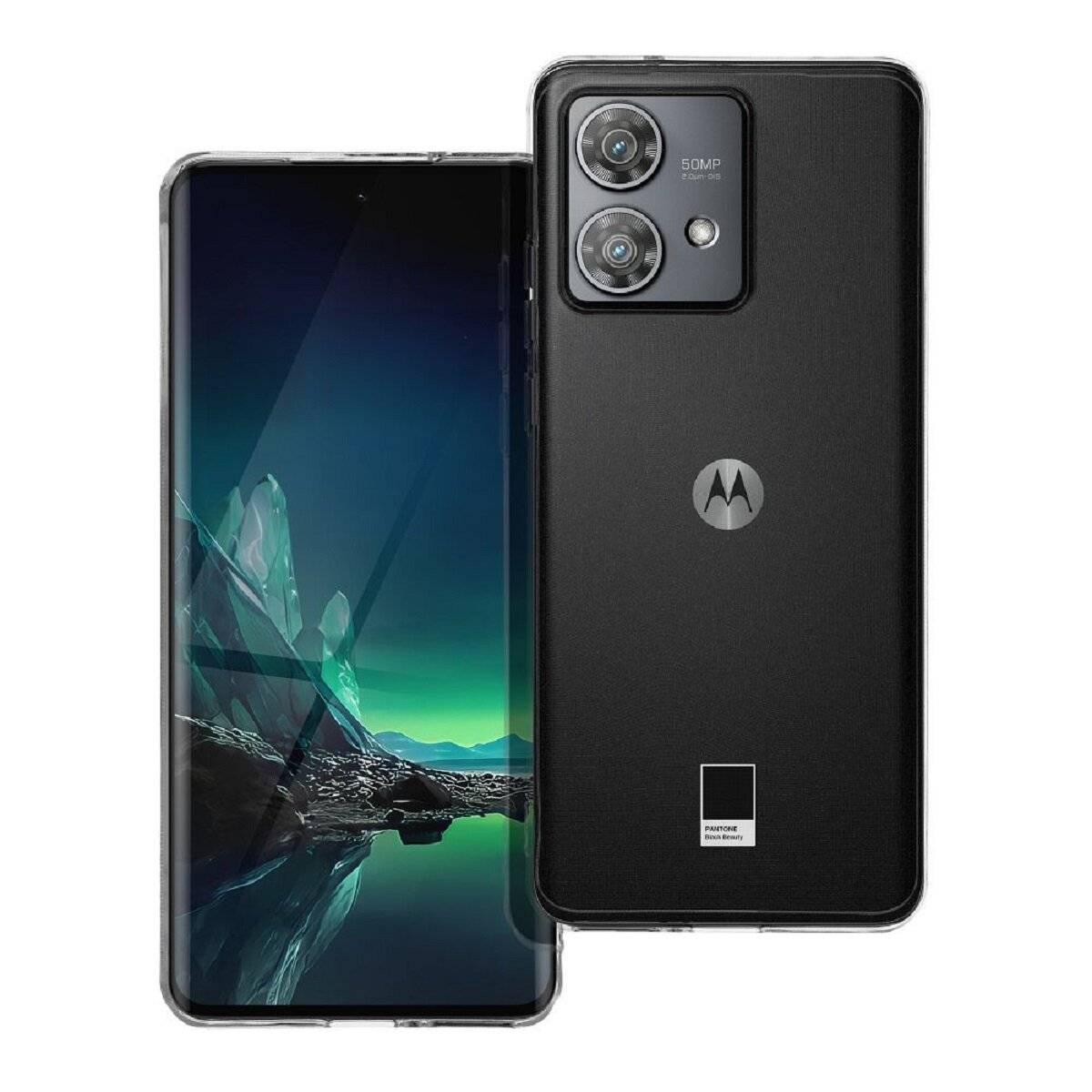 Clear 2 mm Hülle kompatibel mit Motorola Moto Edge 40 Neo dünne Hülle transparent