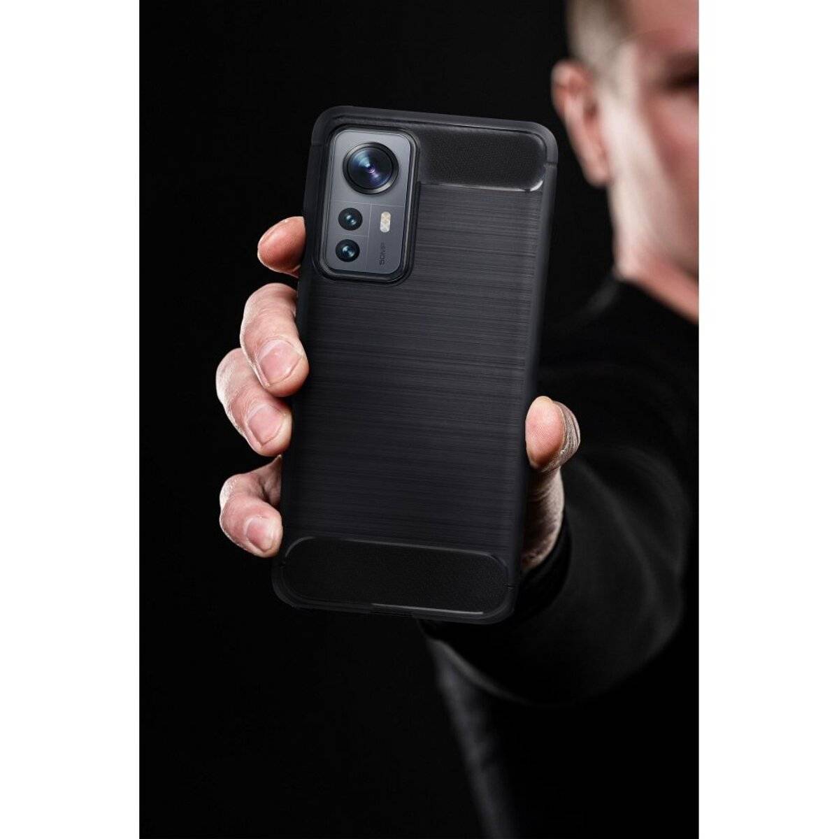Carbon Case – Slim Schutzhülle mit Premium-Design kompatibel mit Xiaomi Redmi A3