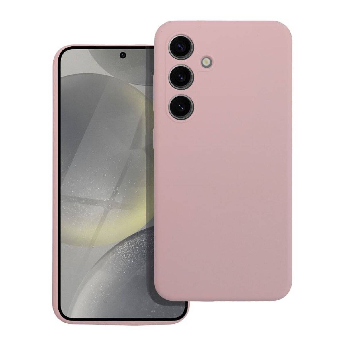 Handyhülle Silikon 2 mm – stoßdämpfendes Softcase Bumper kompatibel mit Motorola Moto G56 5G Puderrosa