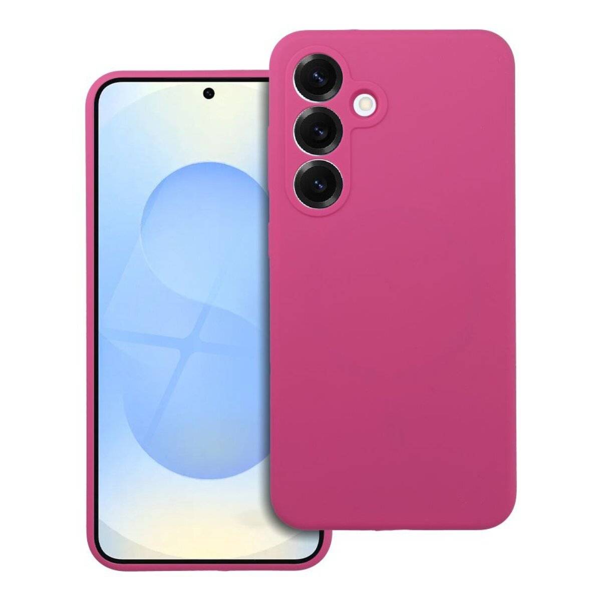 Handyhülle Silikon 2 mm – stoßdämpfendes Softcase Bumper kompatibel mit Motorola Moto G86 5G Rosa