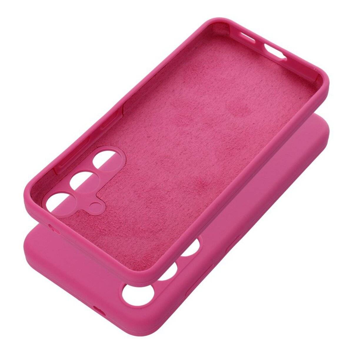 Handyhülle Silikon 2 mm – stoßdämpfendes Softcase Bumper kompatibel mit Motorola Moto G86 5G Rosa