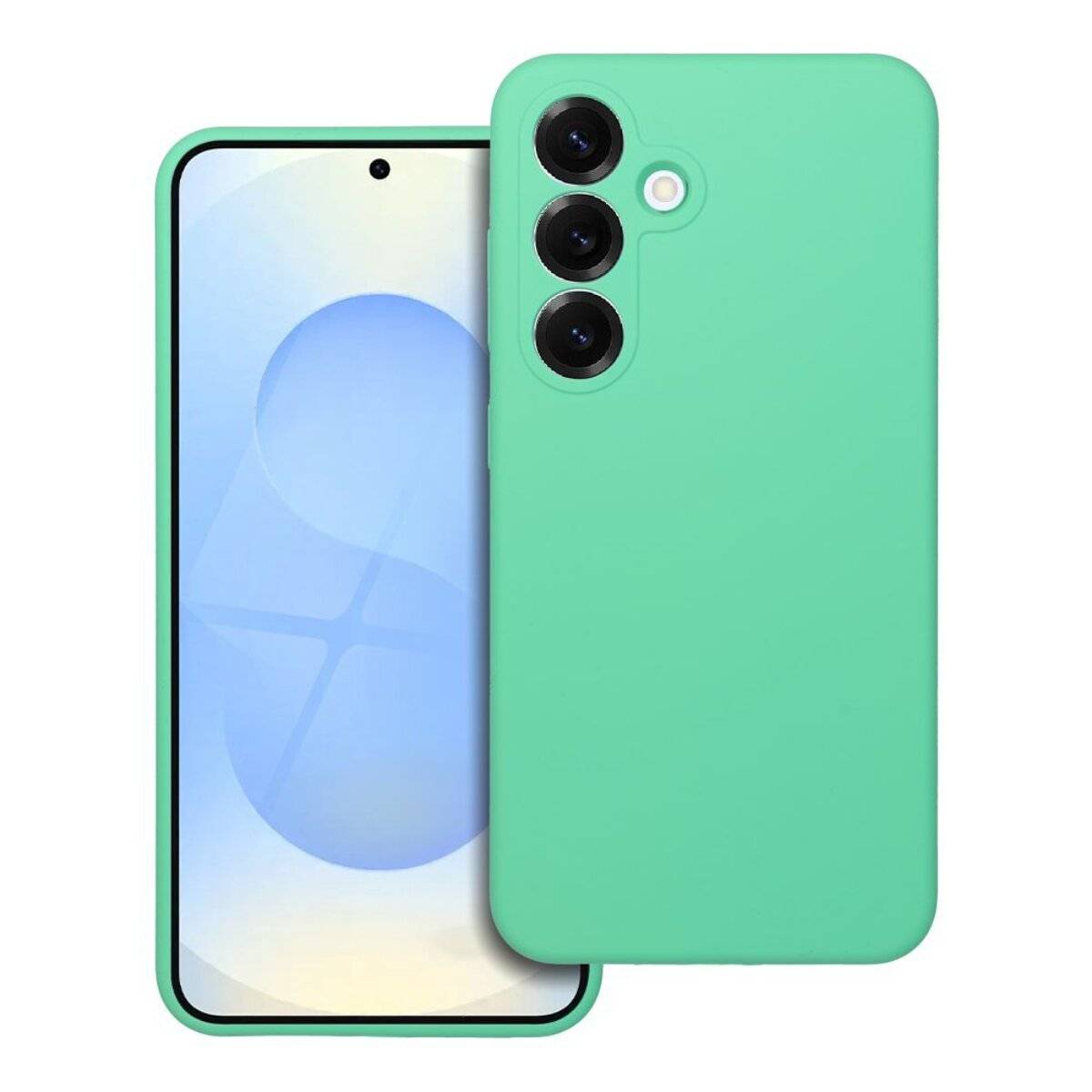 Handyhülle Silikon 2 mm – stoßdämpfendes Softcase Bumper kompatibel mit Motorola Moto G56 5G Minze