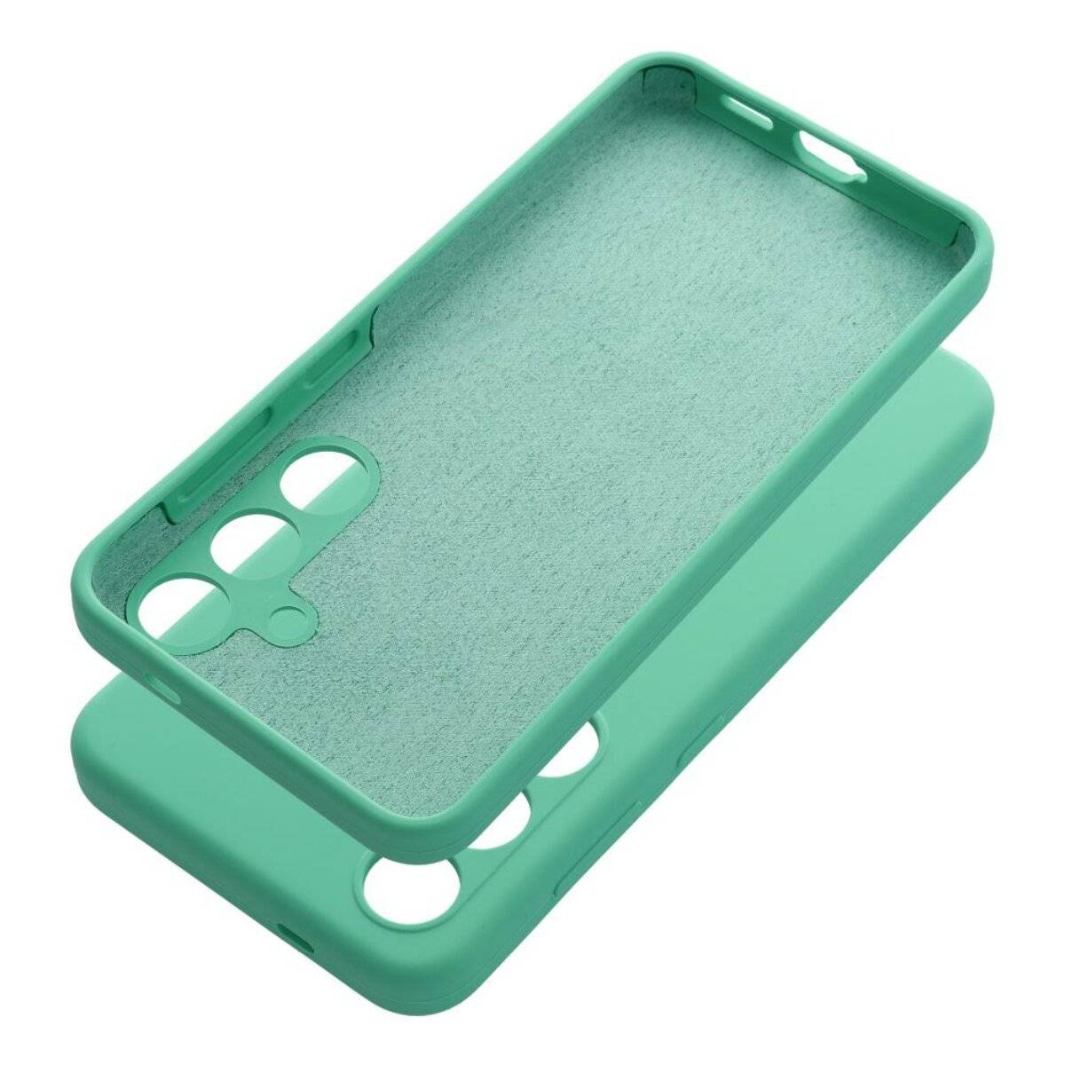 Handyhülle Silikon 2 mm – stoßdämpfendes Softcase Bumper kompatibel mit Motorola Moto G56 5G Minze