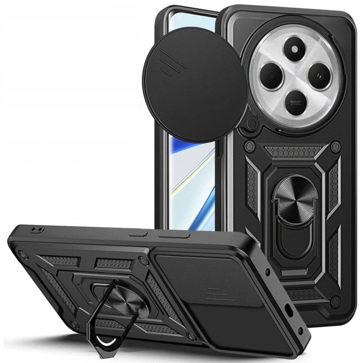 Tech-Protect CamShield Pro Hülle Xiaomi Redmi 14C / Poco C75 - Schwarz