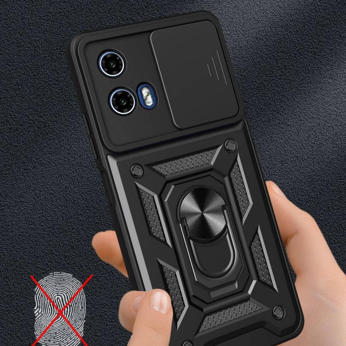 Tech-Protect CamShield Pro Hülle Motorola Moto G24 / Power G04 – Schwarz