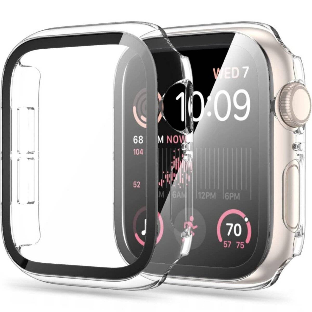 Tech-Protect Defense360-Gehäuse Apple Watch 4 / 5 6 SE 44 mm – transparent