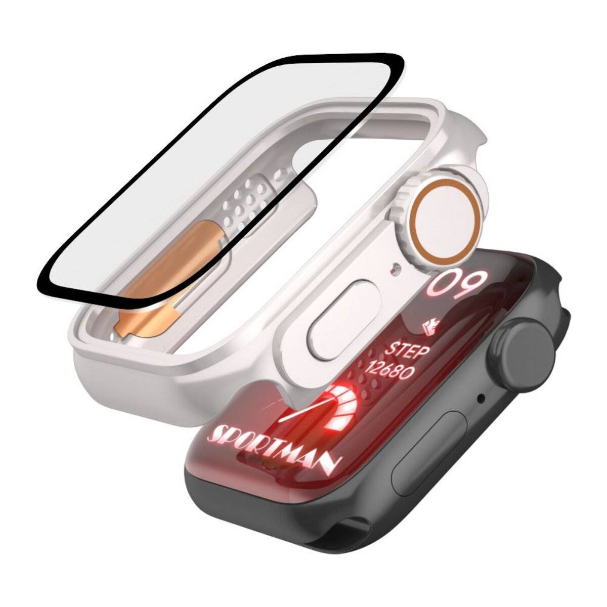 Tech-Protect Defense360-Gehäuse Apple Watch 4 / 5 6 SE 44 mm – Titanorange