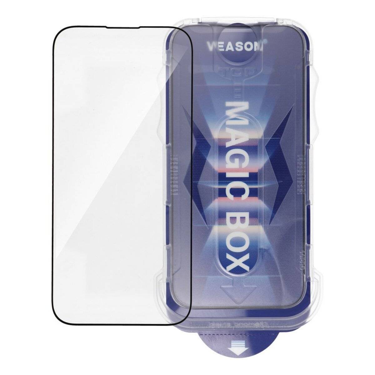Schutzglas Displayschutzglas Set mit Installationsrahmen kompatibel mit iPhone XS