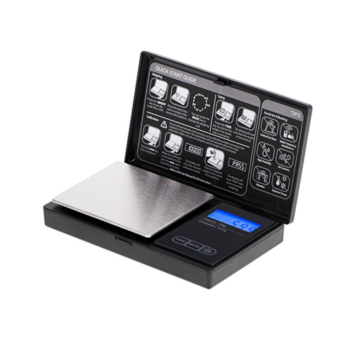 ADLER AD 3176 Präzisionswaage, Feinwaage für Schmuck, Gold, Labor & Küche